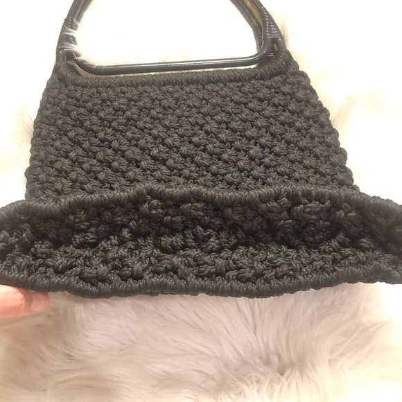 - Crochet Black Shoulder Bag - Picture 7 of 7